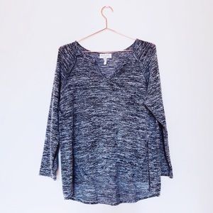 Anthropologie Lavender Field Long Sleeve Top